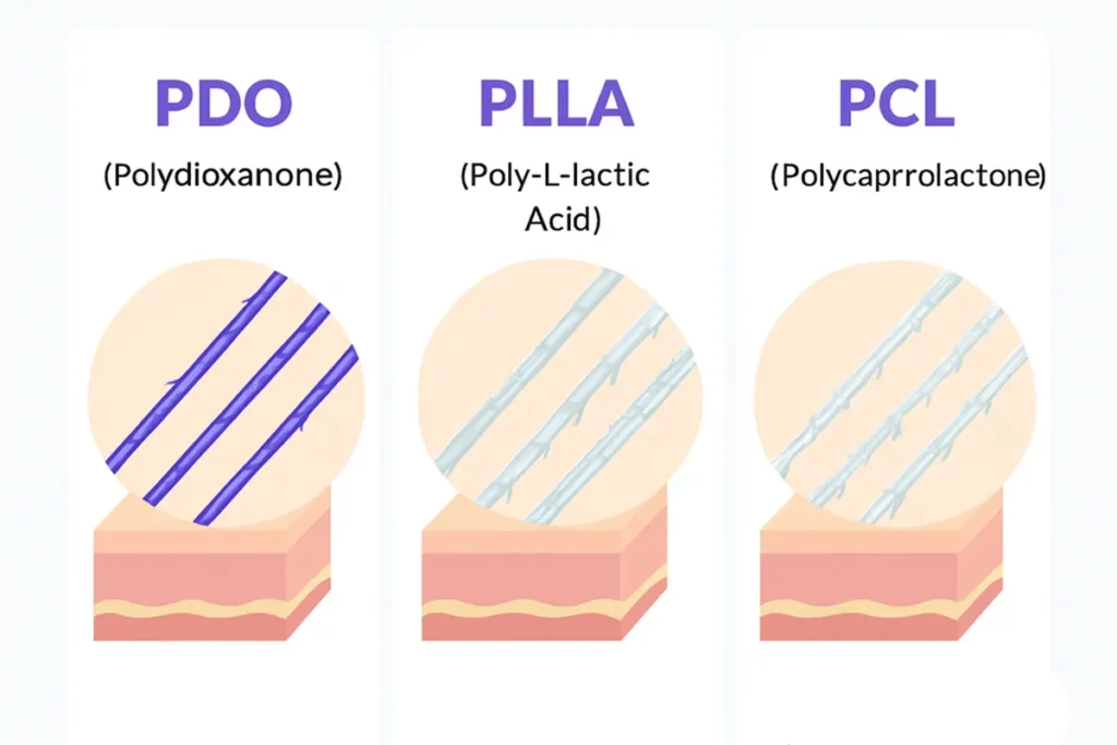 第2章 【種類別】糸リフトの素材（PDO・PLLA・PCL）による効果期間の違い